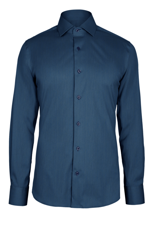 Blue Sport Denim custom shirt — official long-sleeve visualization