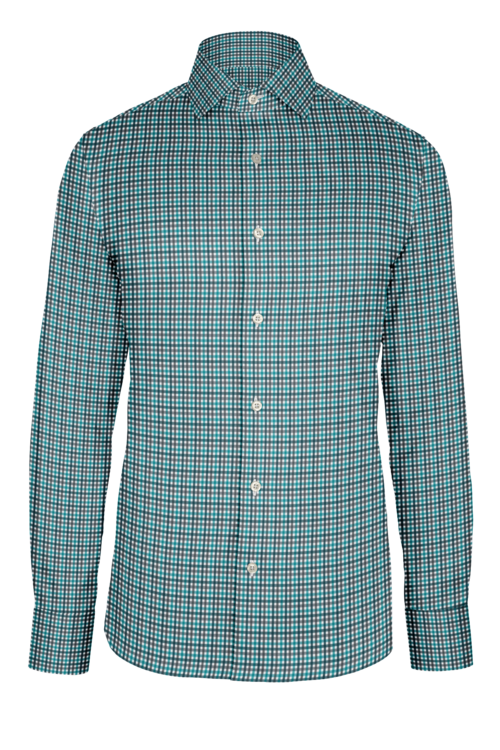 Mint Grey Sport Check custom shirt