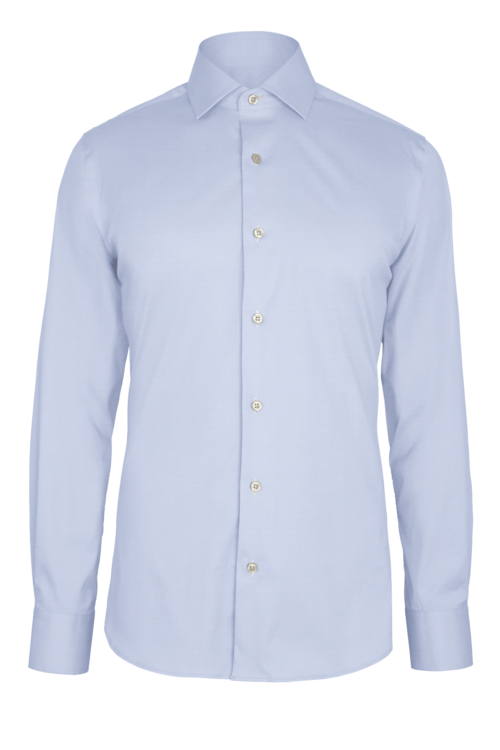 Sky Blue Solid Twill custom shirt