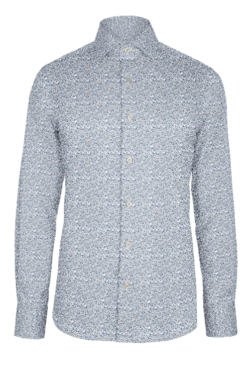 Blue Woodsong custom shirt