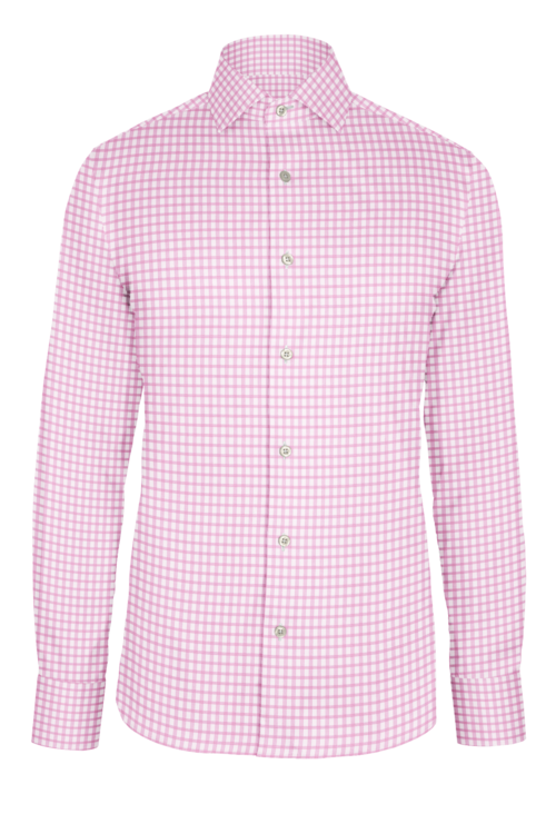 Pink Track Check custom shirt