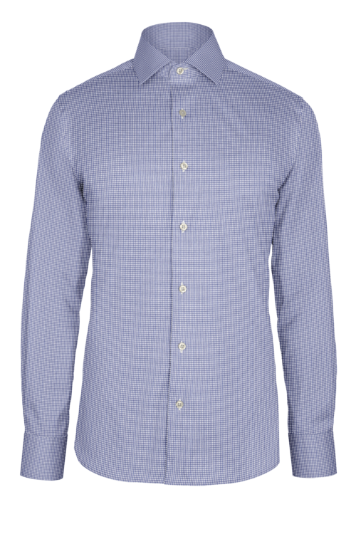 Blue Graph Check custom shirt