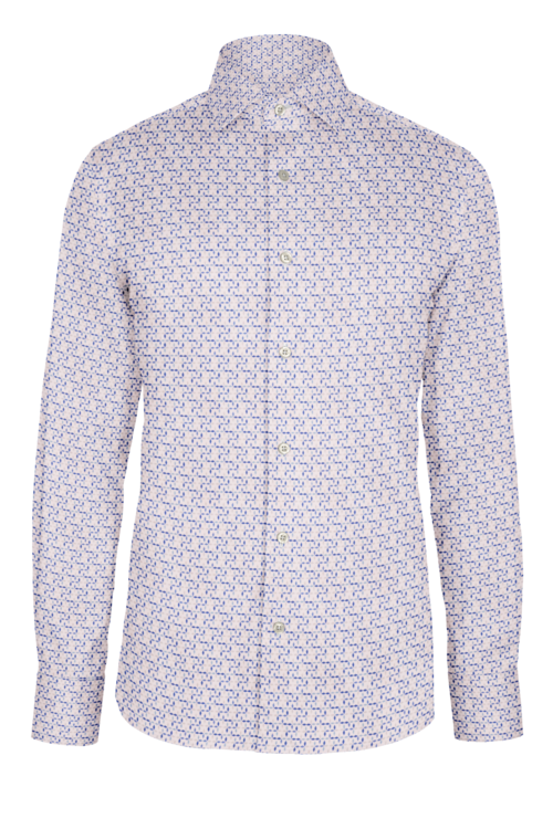 Blue Diamond Check custom shirt
