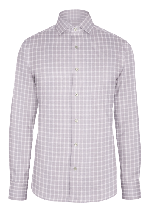 Light Grey Sport Dobby custom shirt — official long-sleeve visualization