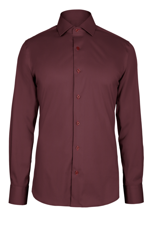 Burgundy Solid Twill custom shirt