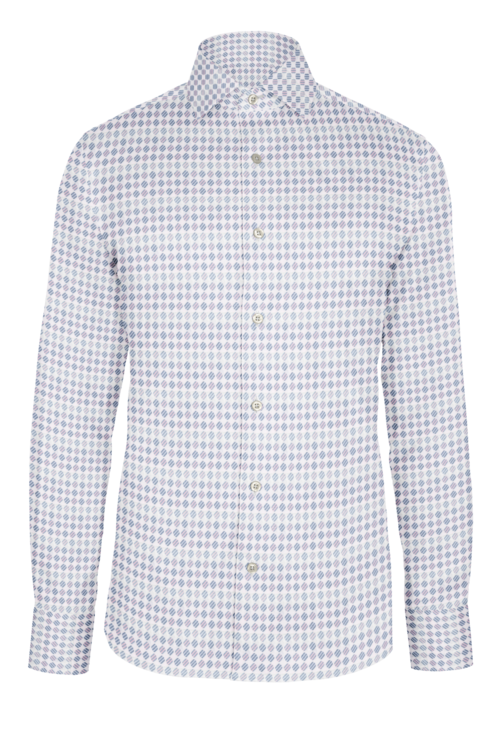 Blue Pink Circle Stripe custom shirt