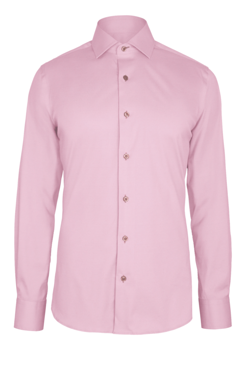 Pink Solid Poplin custom shirt