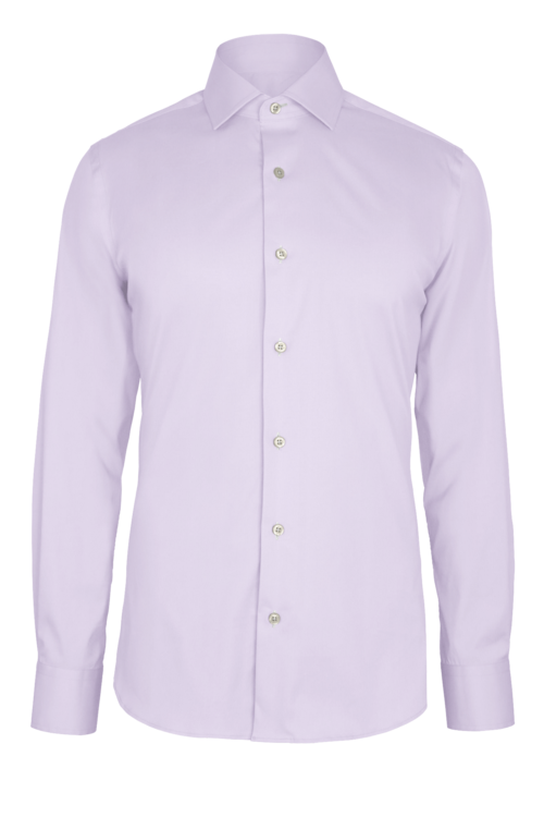 Lavender Solid Poplin custom shirt