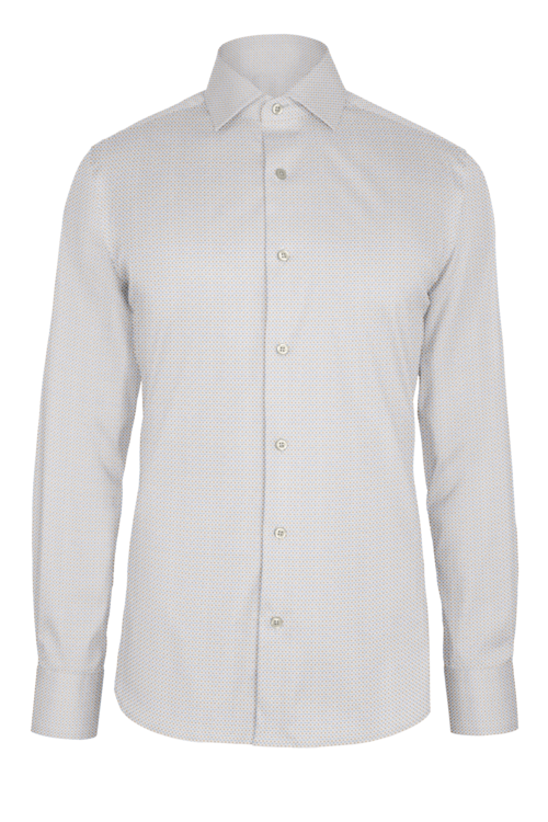 Blue Tan Wexley custom shirt