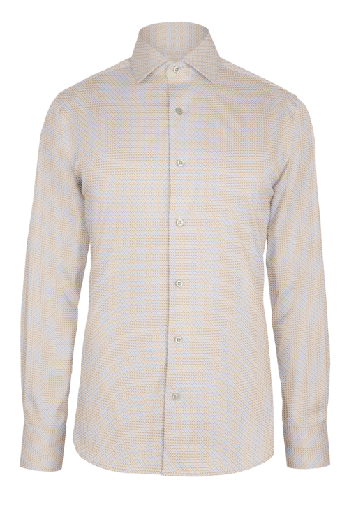 Tan Blue Wexley custom shirt