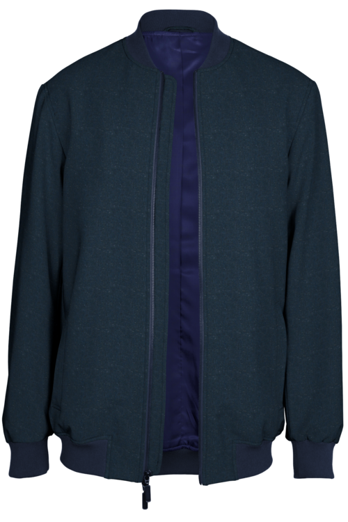 Navy Donegal Bomber Jacket