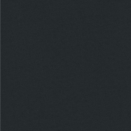 Black worsted wool fabric swatch