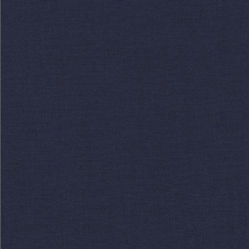 Navy worsted wool fabric swatch