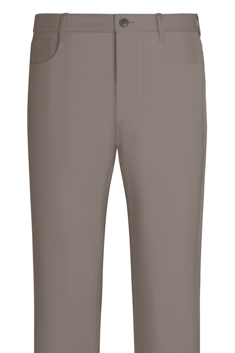 Taupe Casual Pants