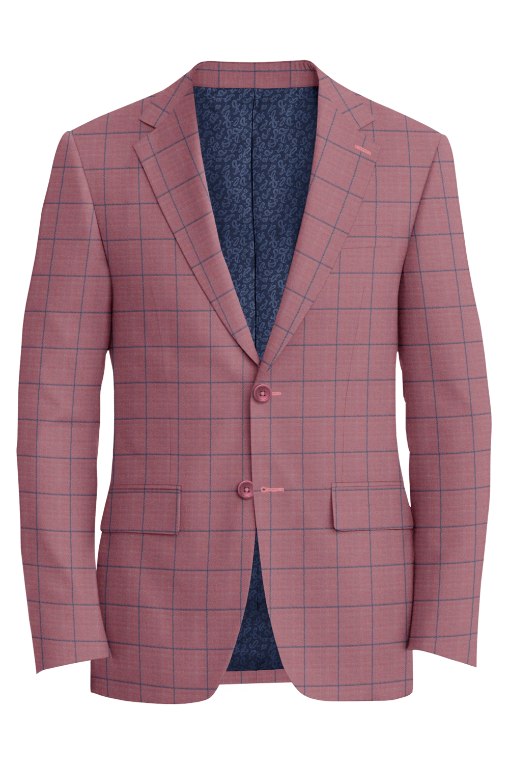 The Catalyst — Pink Blue Windowpane jacket
