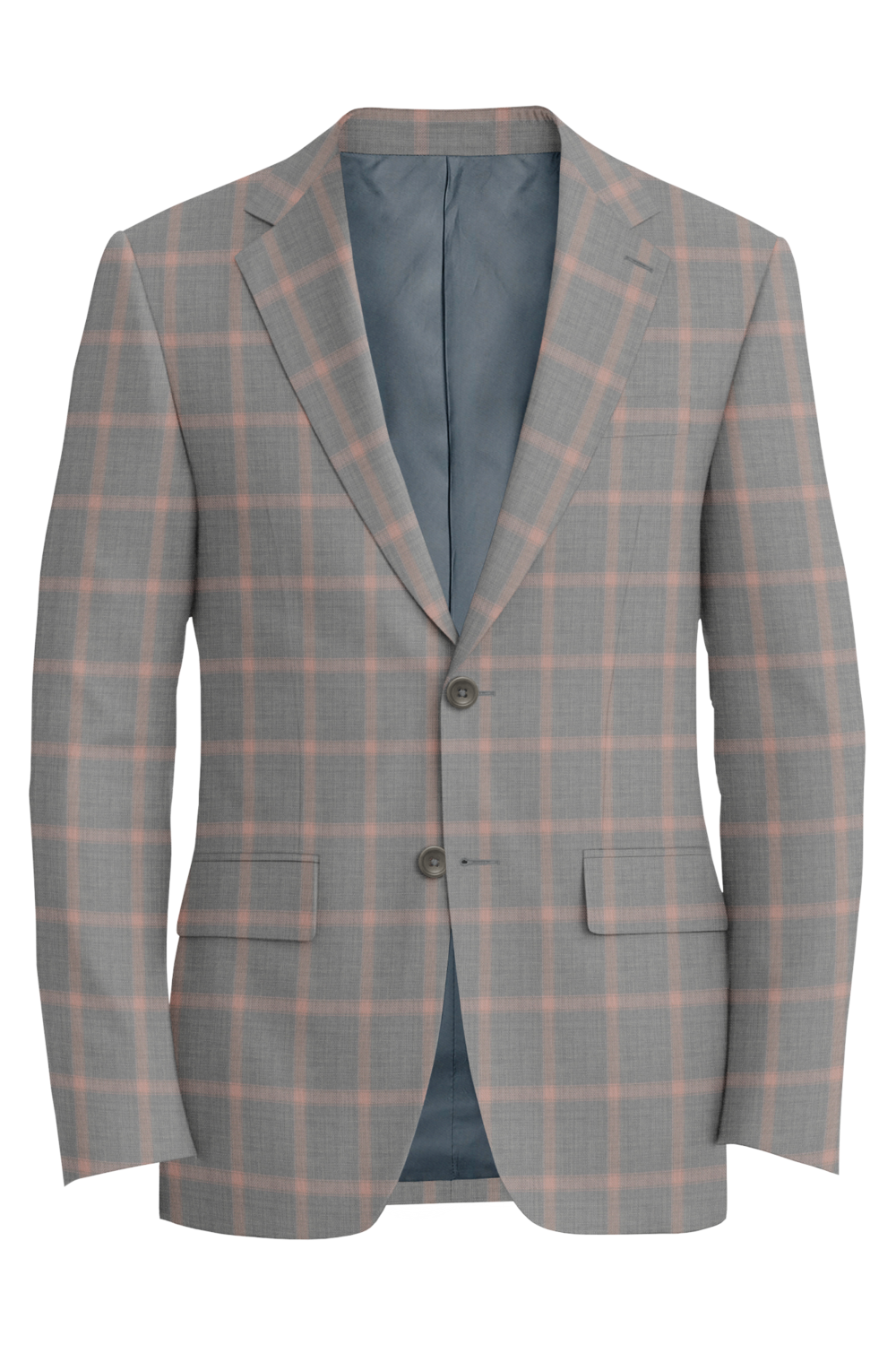 The Companion — Silver Pink Windowpane jacket