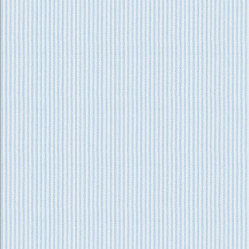 Light Blue Hairline Twill fabric swatch