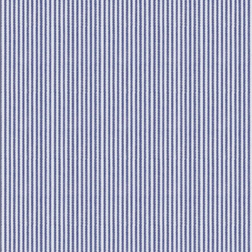 Navy Hairline Twill fabric swatch
