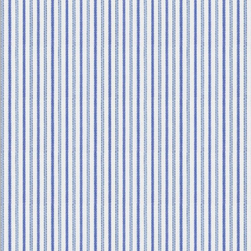 Light Blue Blue Stripe Twill fabric swatch