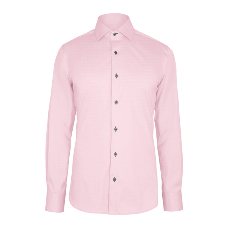 Pink Check Twill custom shirt