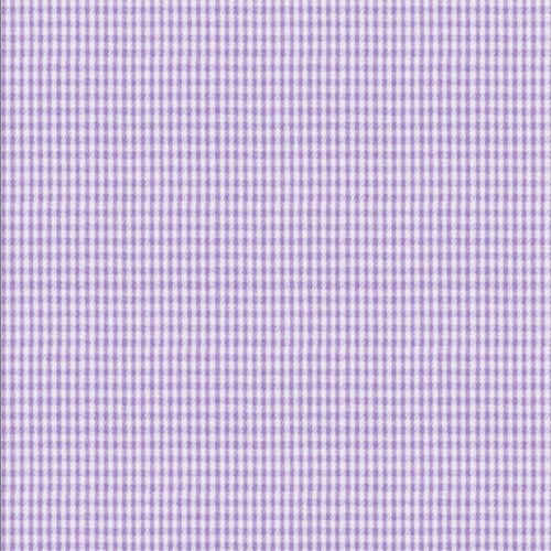 Lavender Check Twill fabric swatch