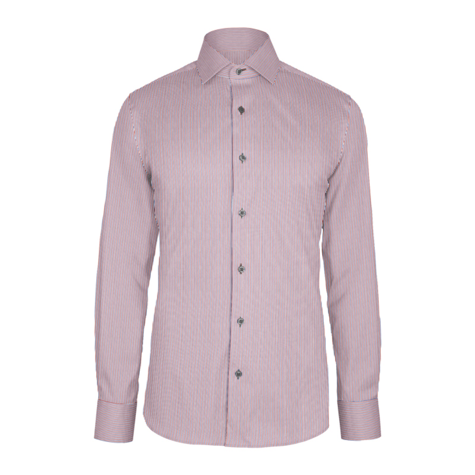 Blue Red Stripe Twill custom shirt