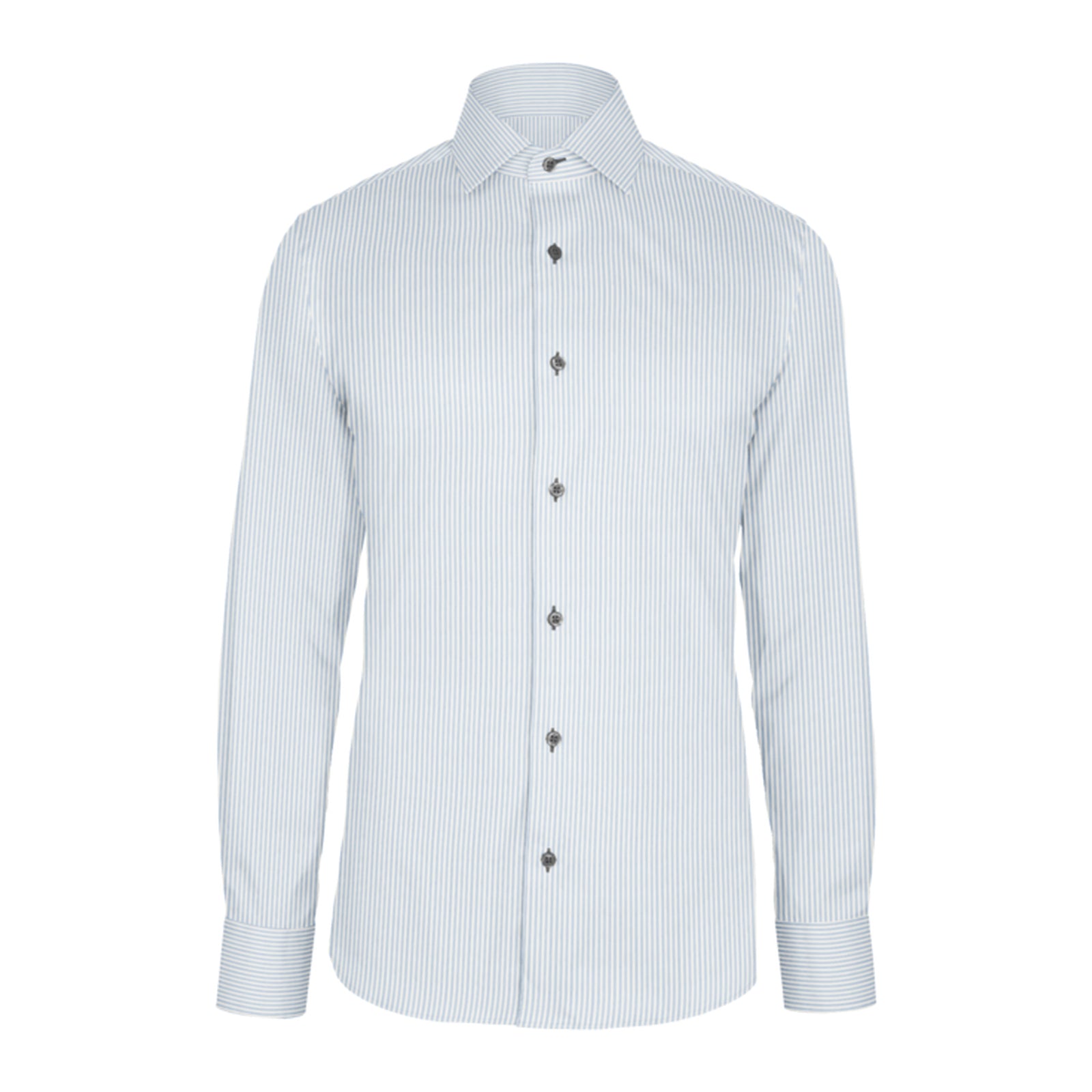 Blue Stripe Twill custom shirt