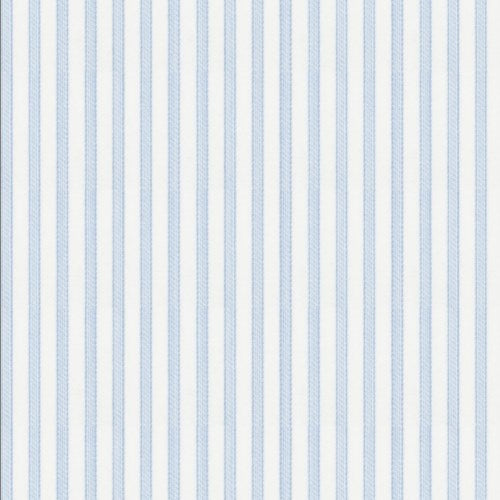 Blue Stripe Twill fabric swatch