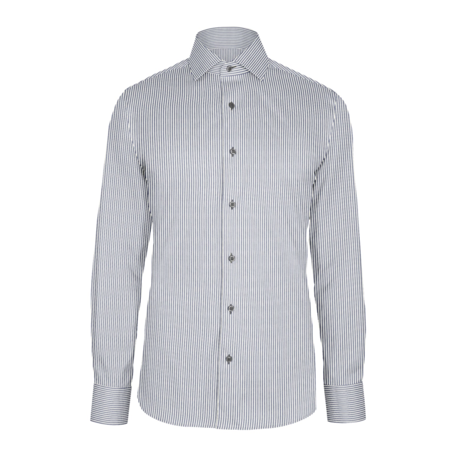Navy Stripe Twill custom shirt