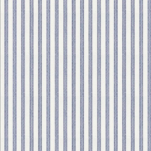 Navy Stripe Twill fabric swatch