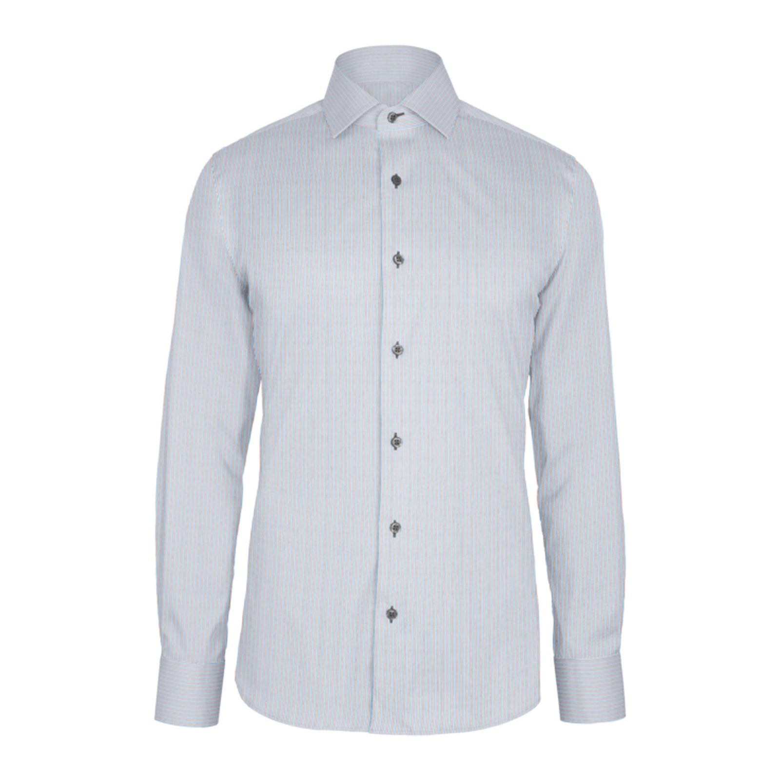 Blue Red Stripe Twill custom shirt