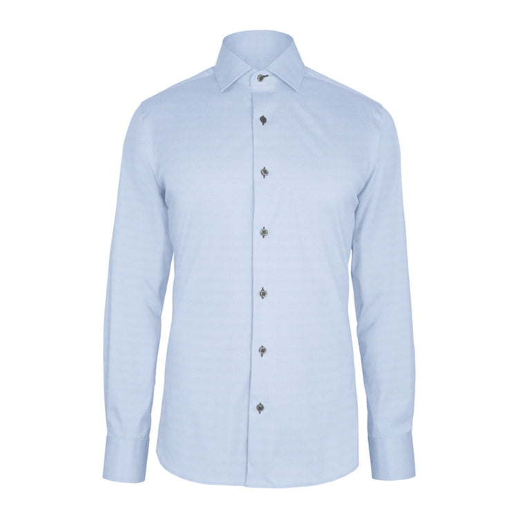 Blue Directional Dobby custom shirt