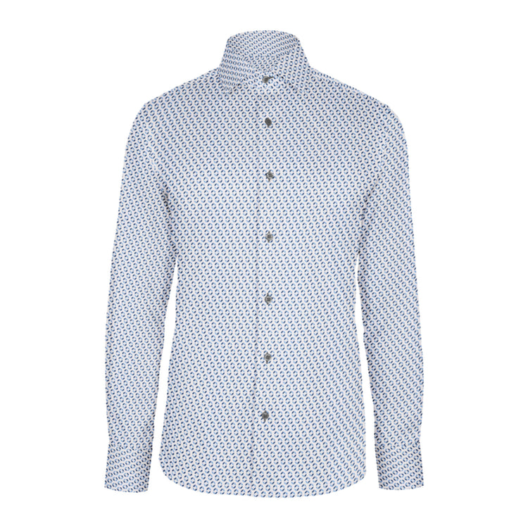 Blue Tahitian Trellis custom shirt