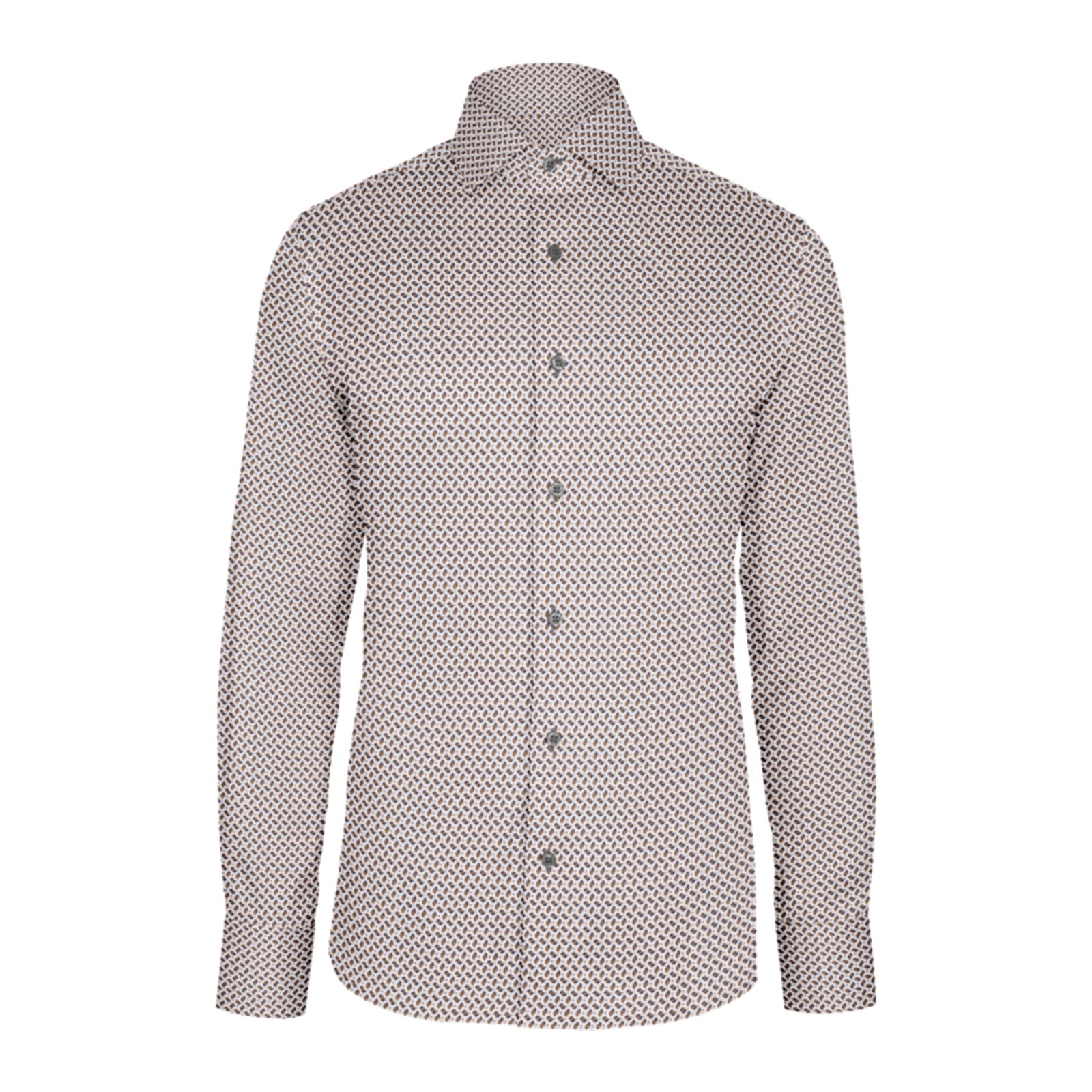 Tan Blue Casablanca custom shirt