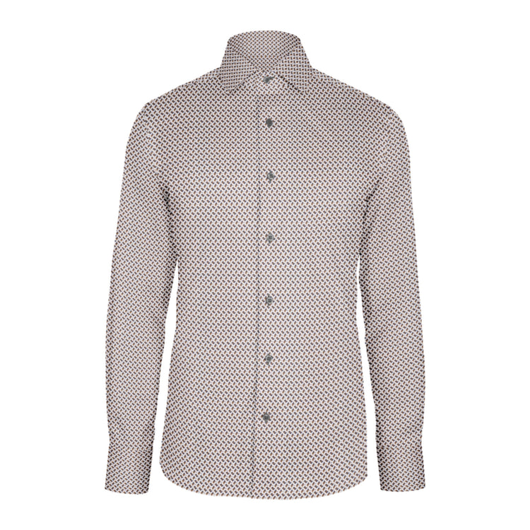 Tan Blue Casablanca custom shirt