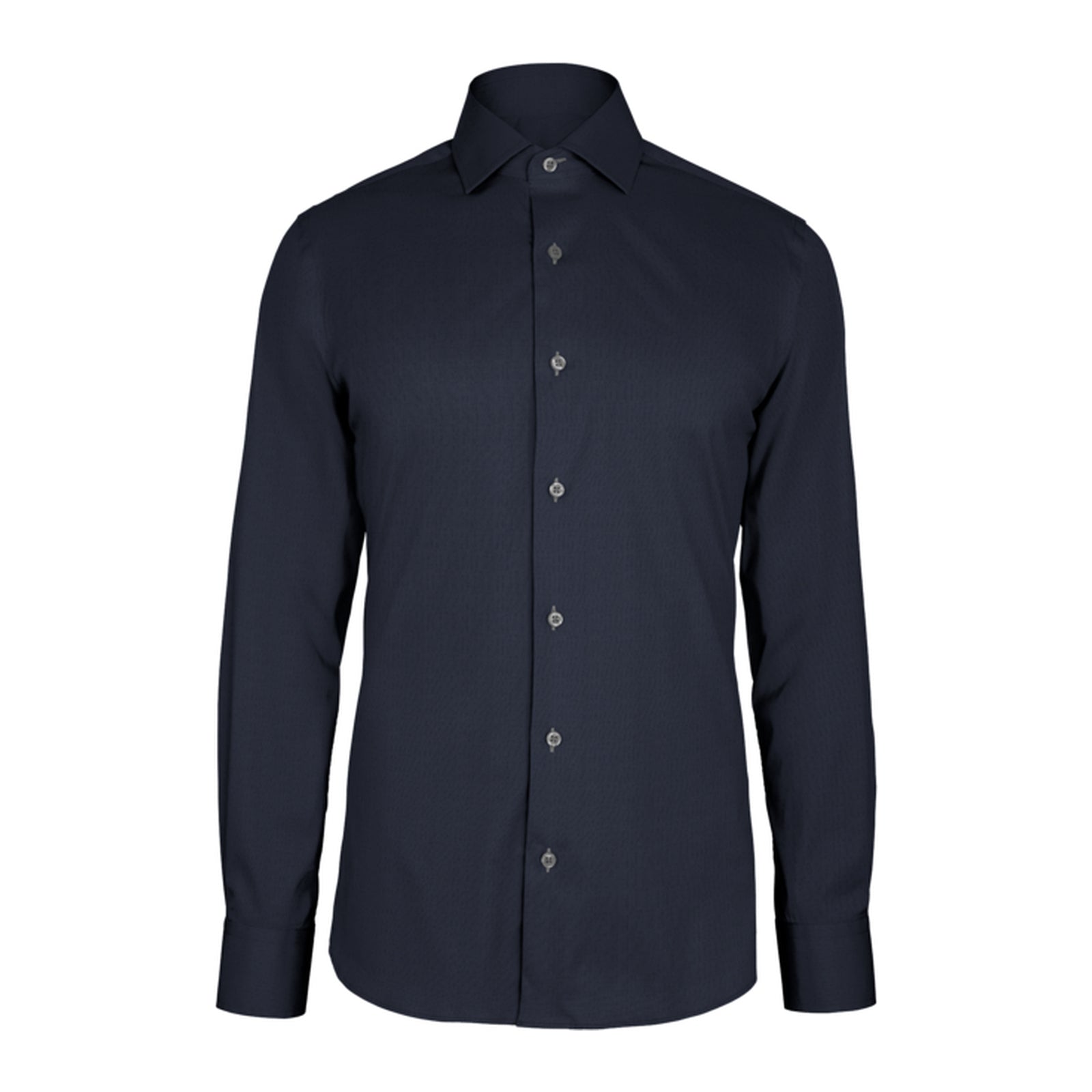 Navy Linen custom shirt
