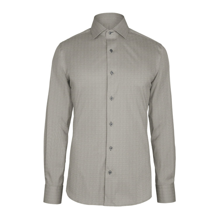 Grey Royal Oxford custom shirt