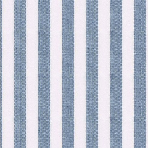 Blue Awning Stripe fabric swatch
