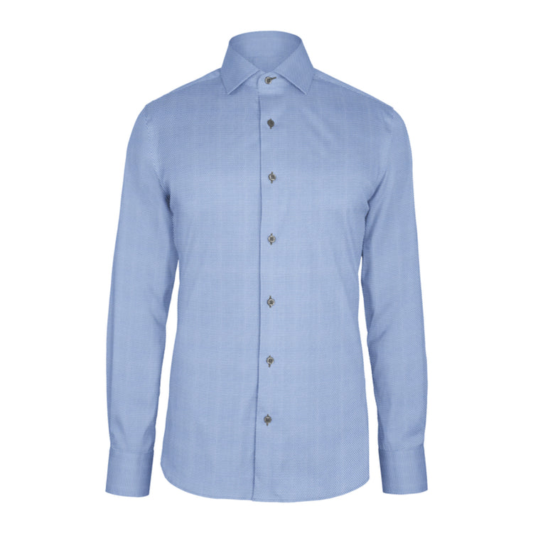 Light Blue Zag custom shirt