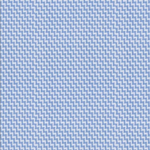 Light Blue Zag fabric swatch