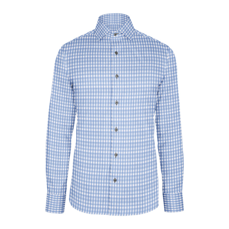 Blue Gingham custom shirt
