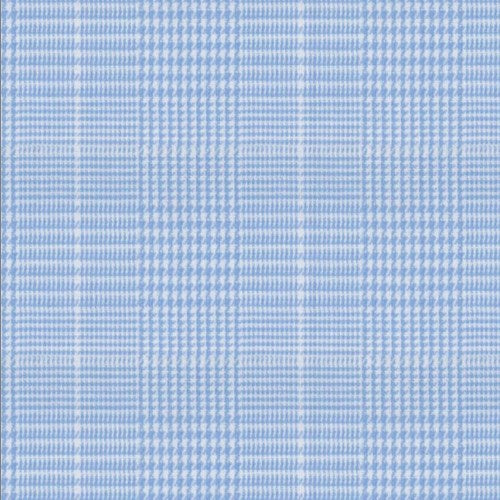 Light Blue Prince of Wales fabric swatch