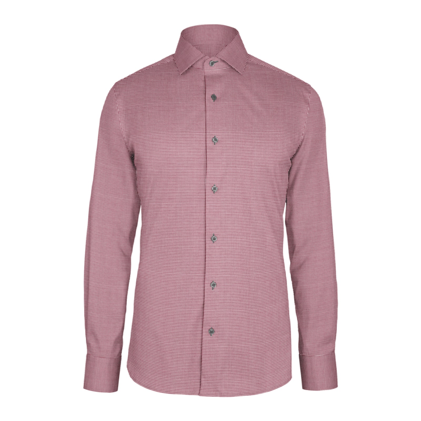 Red Check Fancy Jacquard custom shirt
