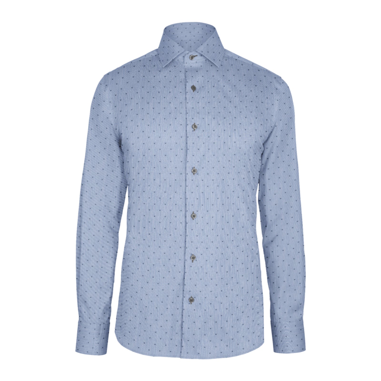 Navy Micro Stripe custom shirt
