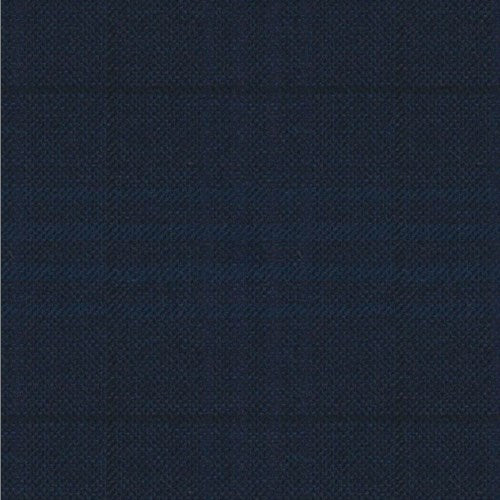 Guabello navy plaid fabric swatch