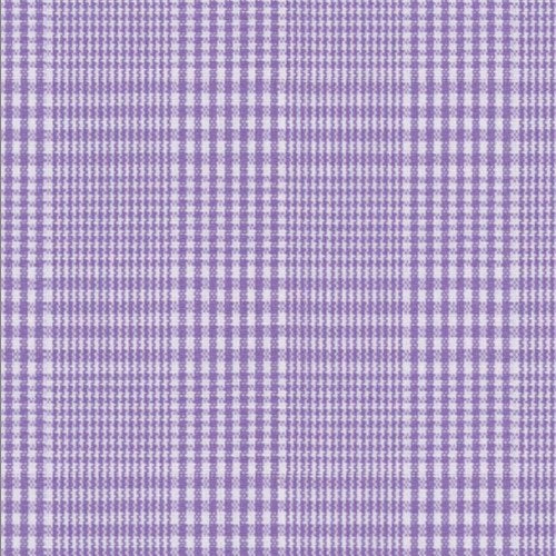 Lavender Prince of Wales Check fabric swatch