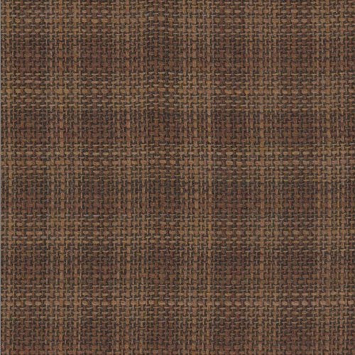 Lanificio di Lusso tobacco check fabric swatch