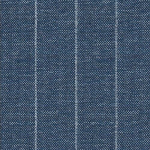 Guabello blue chalk stripe fabric swatch
