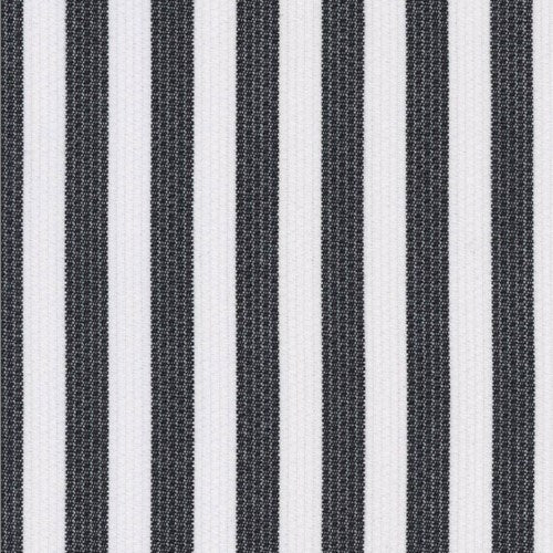 Black Awning Stripe fabric swatch