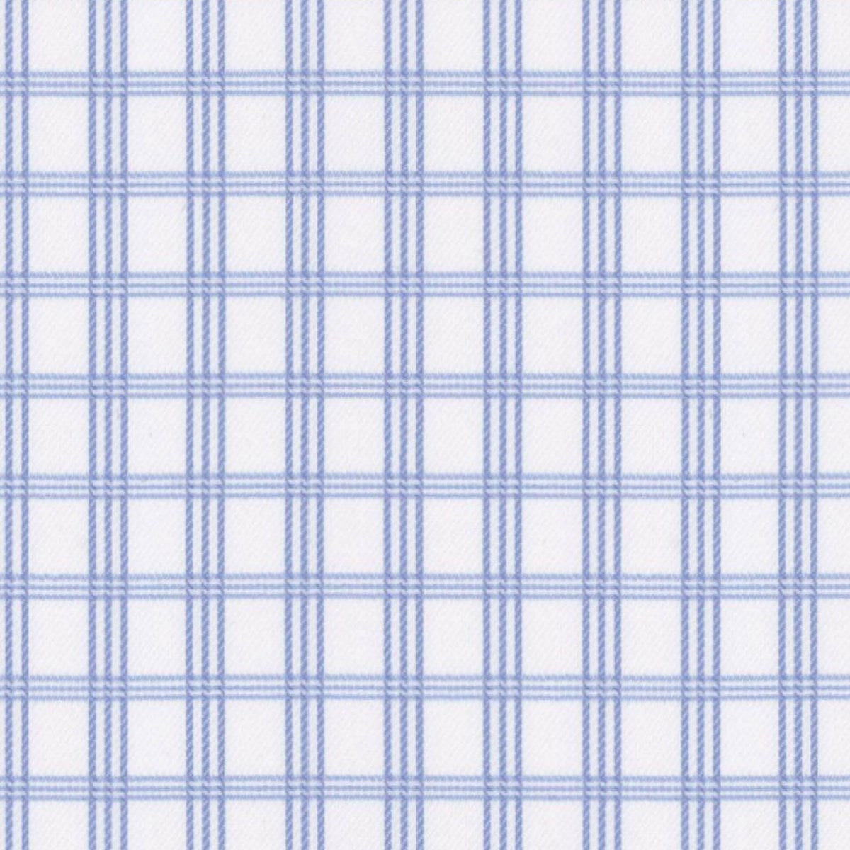 Sky Blue Track Check fabric swatch
